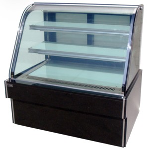 杰冠HW-1200蛋糕柜落地式雙圓弧蛋糕展示柜