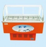 凱雪冰粥展示柜KX-1.0ZD 凱雪10盒冰粥冷藏展示柜 【凱雪冷柜】【凱雪展示柜】