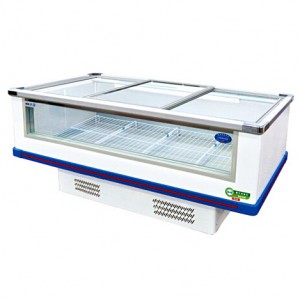 凱雪前視窗島柜KX-2.5WDZ 超市臥式島柜 速凍食品柜 速凍食品展示柜  凱雪商用冷柜