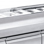君諾JN-G2000L4PZ披薩工作臺冷柜 風冷沙拉臺雪柜 四門操作臺冷柜