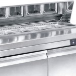 君諾JN-G1500L3SL沙拉工作臺 風冷沙律雪柜 開口式沙拉工作臺 三門沙拉雪柜