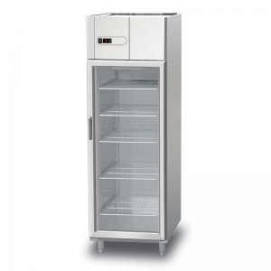 冰立方GN單門冷藏展示柜GN550G 風冷冷藏柜 Coolmes單玻璃門高身酒水展示柜