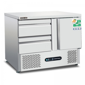 Coolmes冰立方沙拉柜S901D2 沙拉冷藏柜 一門二抽屜沙拉臺
