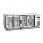 冰立方四門(mén)冷藏工作臺(tái)AWS2250L4G 風(fēng)冷吧臺(tái)冷藏展示柜 四門(mén)飲料展示柜 吧臺(tái)冷藏展示柜