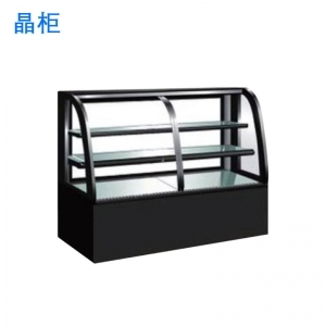 晶柜YHQ-1800A圓弧前開門蛋糕柜（帶電熱絲） 蛋糕展示柜