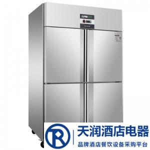 綠零四門冷凍柜SGC-1.0L4FD 風(fēng)冷無霜四門高身低溫雪柜 不銹鋼四門冷凍柜