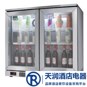 綠零吧臺(tái)冷藏展示柜SGB-230L2F  酒水飲料展示柜 吧臺(tái)冷柜