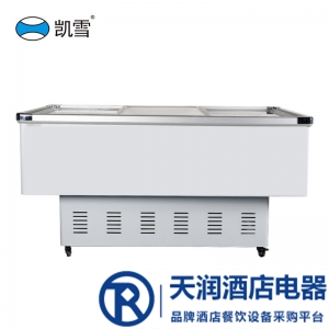凱雪冷凍柜 2米島柜KX-598WDZ超市海鮮展示柜 冷凍展示柜