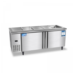 銀都三文治雪柜BPL1702SS保鮮冷藏沙拉臺1.2米小料工作臺冷柜