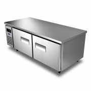 銀都二門平臺冷藏柜QPL6730RS直冷1.5米長600寬操作臺銅管保鮮冰箱
